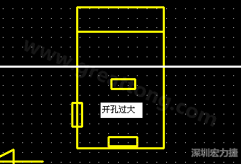 PCB設(shè)計(jì)時(shí)后焊元件焊盤開孔過大容易使焊錫流進(jìn)插座造成短路。