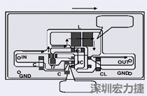 圖2：升壓電路的PCB設(shè)計示例。