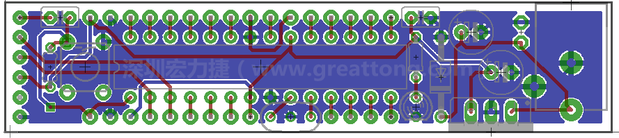 以上就是布線的所有步驟了。接下來就只剩下絲?。╯ilk-screen）、建立Gerber檔跟drill檔和送去印刷電路板廠制作的步驟。